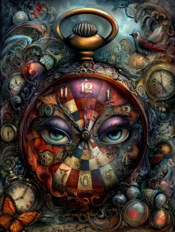 Dark Alice In Wonderland Junk Journals