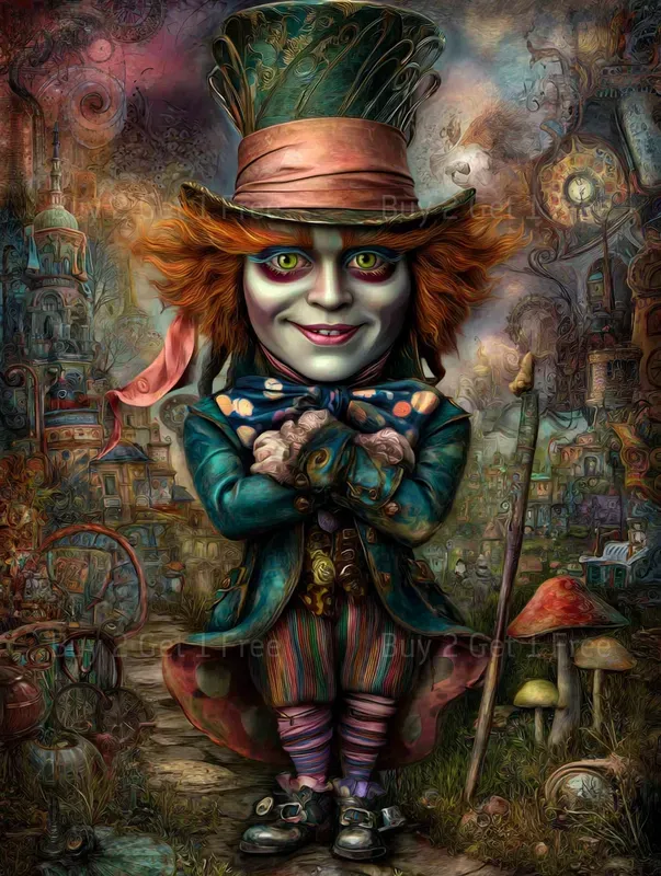 Dark Alice In Wonderland Junk Journals