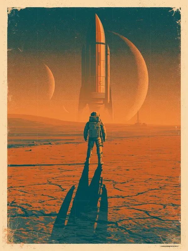 Retro Futurism Poster Packs