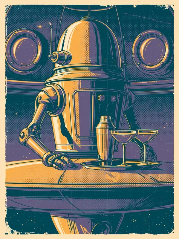 Retro Futurism Poster Packs