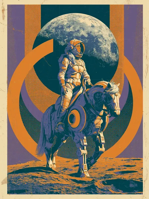 Retro Futurism Poster Packs