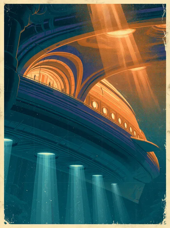 Retro Futurism Poster Packs