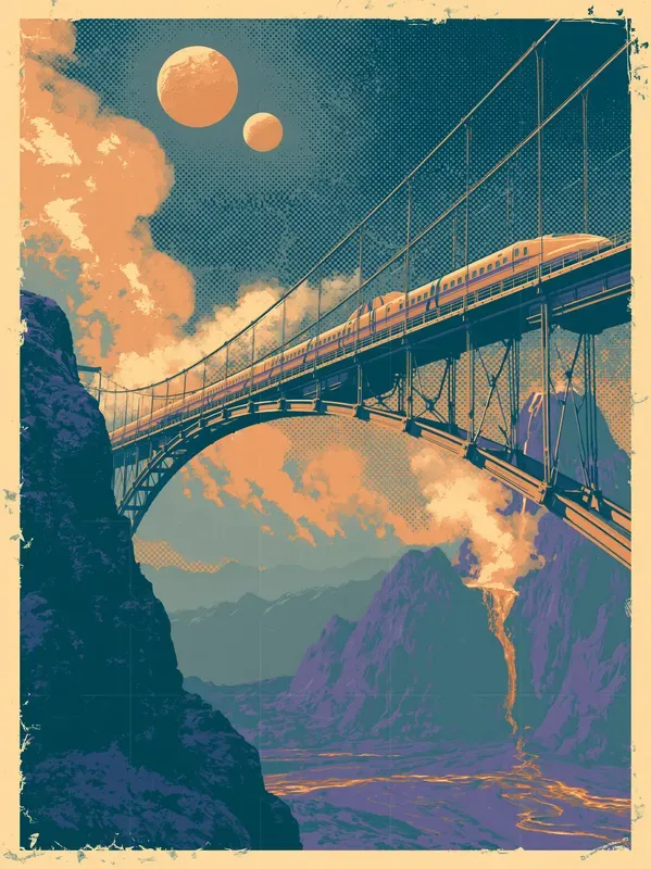 Retro Futurism Poster Packs