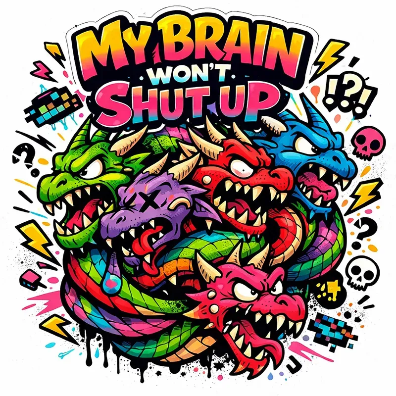 Chaotic Mind Monsters Typography