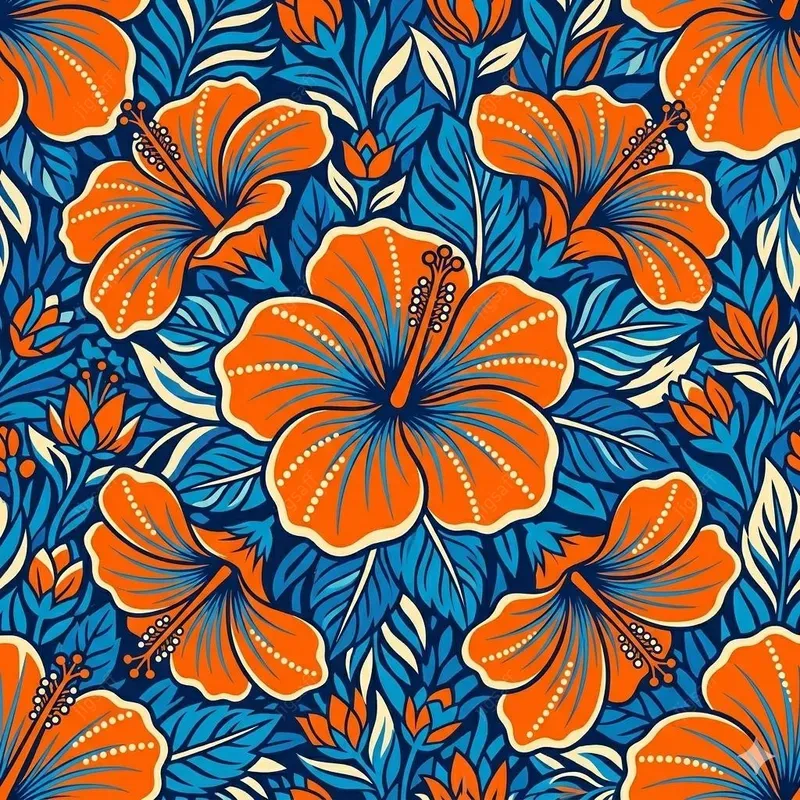 Bold Psychedelic Floral Patterns