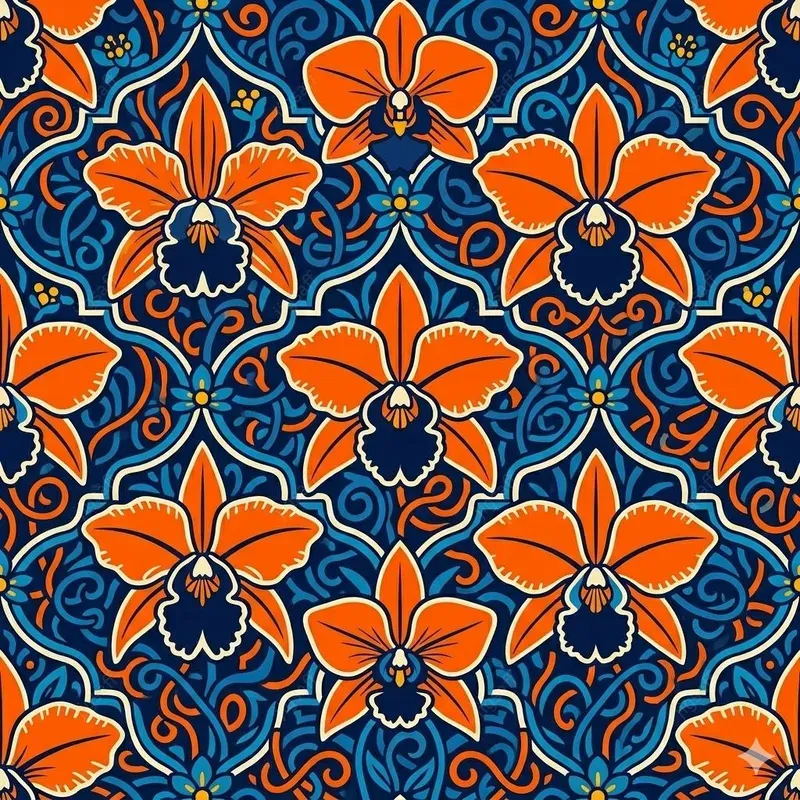 Bold Psychedelic Floral Patterns