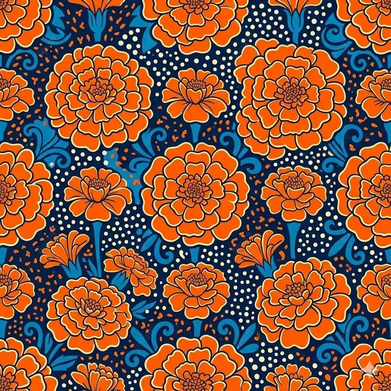 Bold Psychedelic Floral Patterns