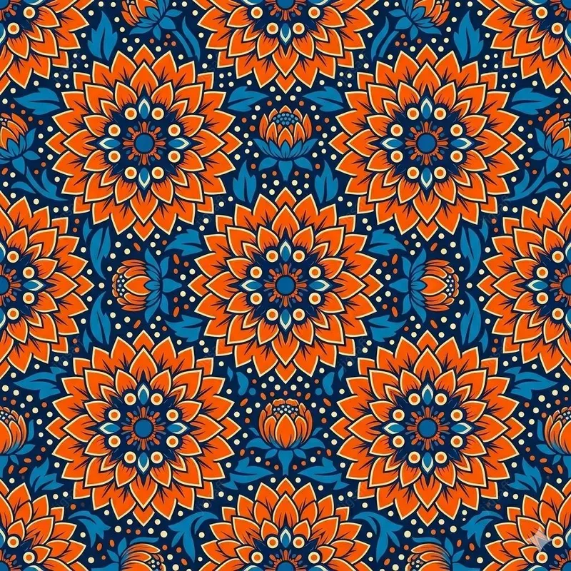 Bold Psychedelic Floral Patterns