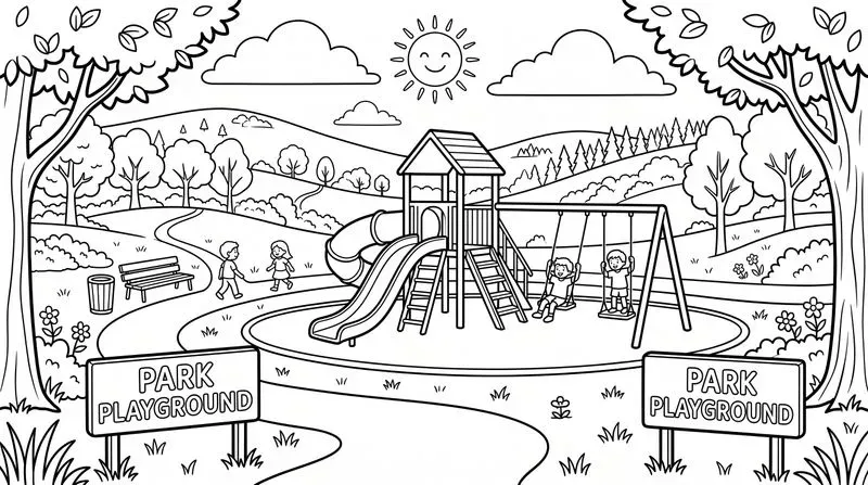 Nature Coloring Pages