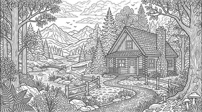 Nature Coloring Pages