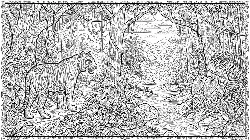 Nature Coloring Pages