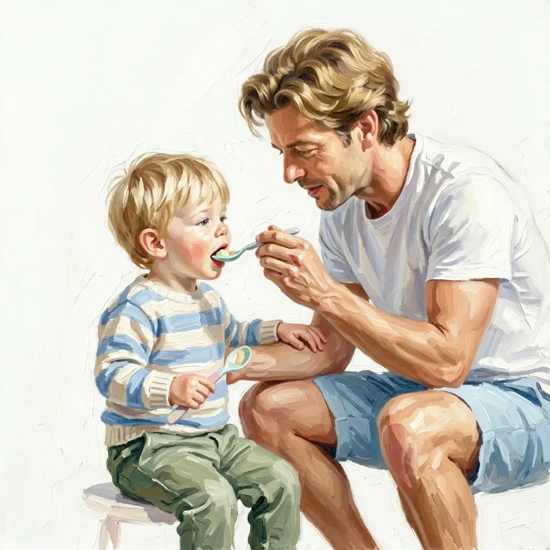 Fathers Loves In Oil Paintings