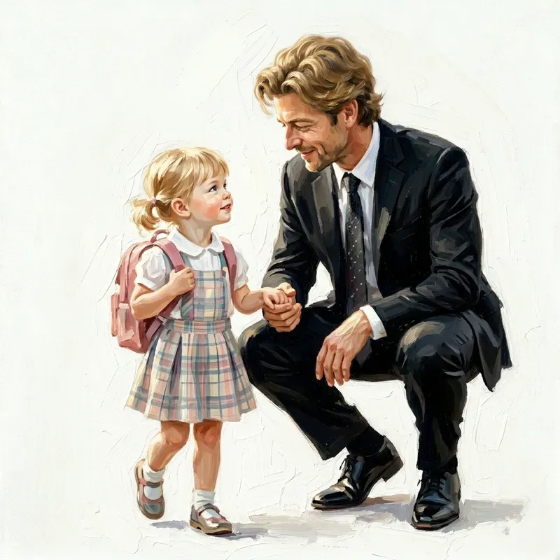 Fathers Loves In Oil Paintings