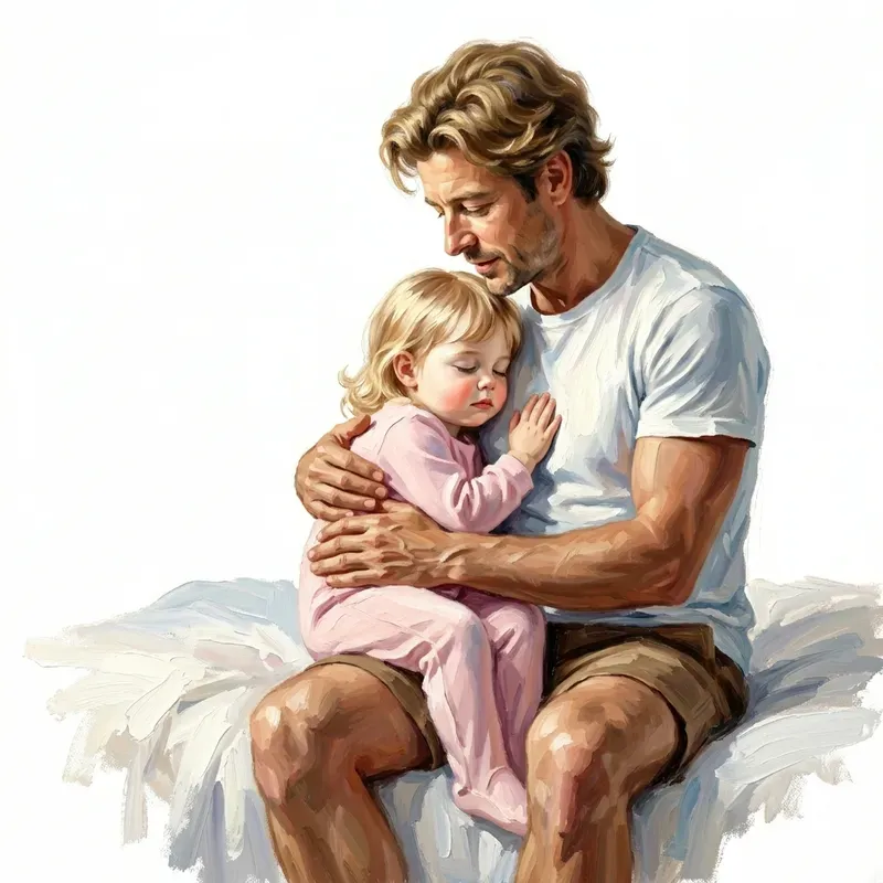 Fathers Loves In Oil Paintings
