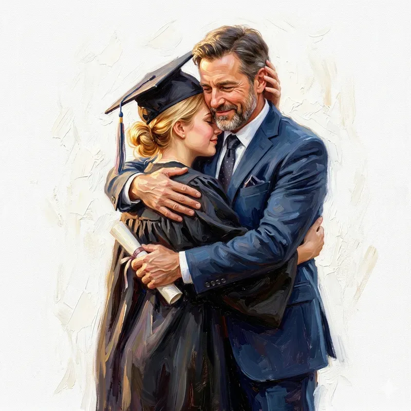 Fathers Loves In Oil Paintings