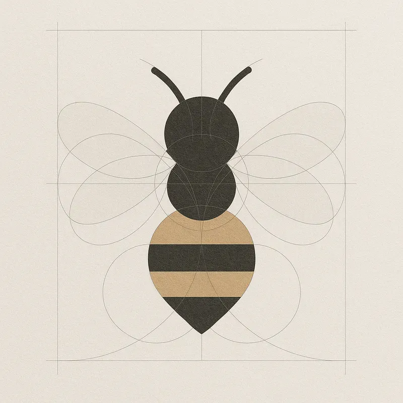 Golden Ratio Grid Logos Minimalist Vecs