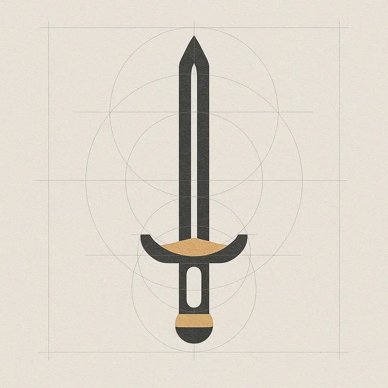 Golden Ratio Grid Logos Minimalist Vecs