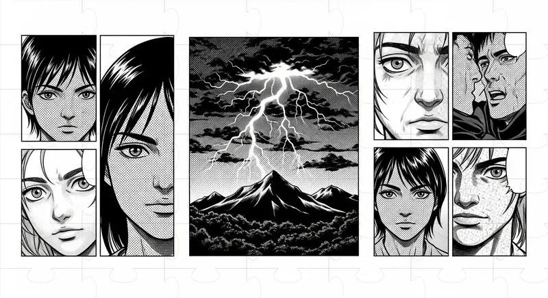 Manga Comic Panels