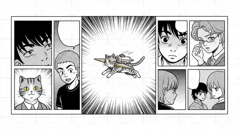 Manga Comic Panels