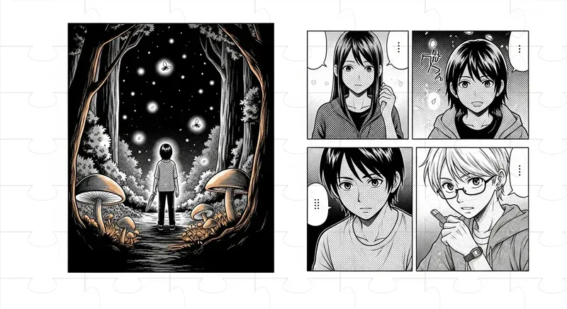 Manga Comic Panels