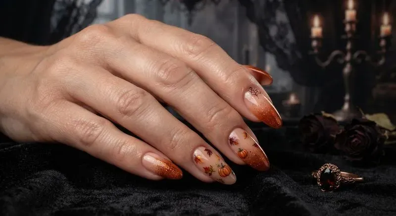 Luxury Halloween Nail Art