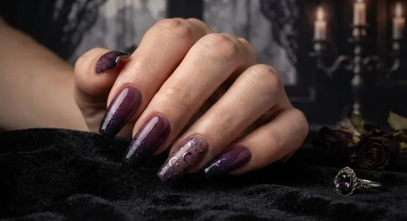 Luxury Halloween Nail Art