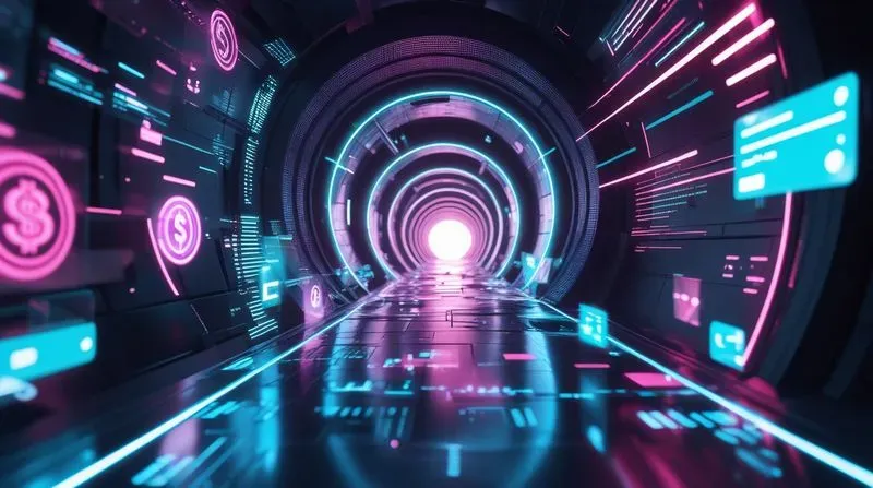 Neon Saas Landing Page Hero Generator