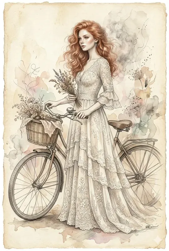 Ethereal Sketch Fashion Illustrations