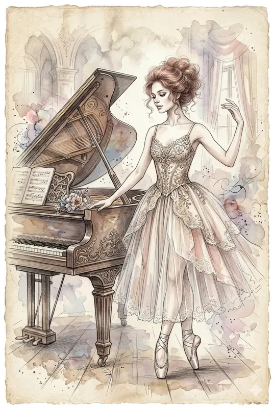 Ethereal Sketch Fashion Illustrations