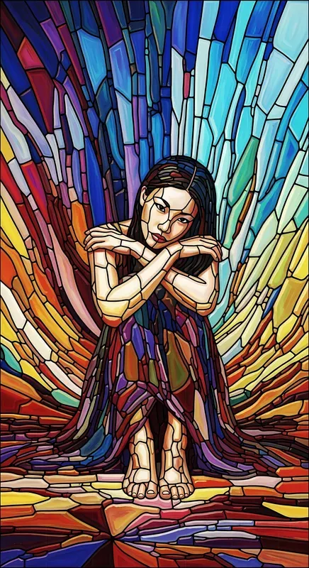 Luminous Stainedglass Cinematic Art