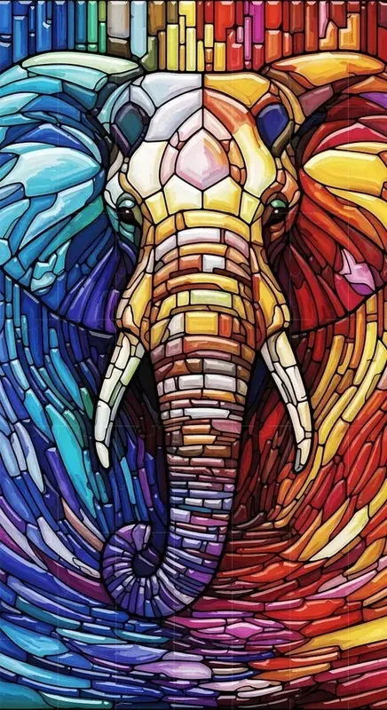 Luminous Stainedglass Cinematic Art