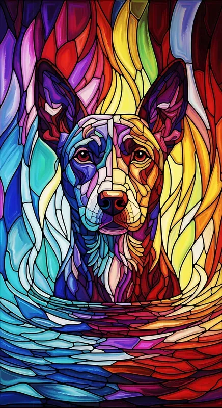 Luminous Stainedglass Cinematic Art