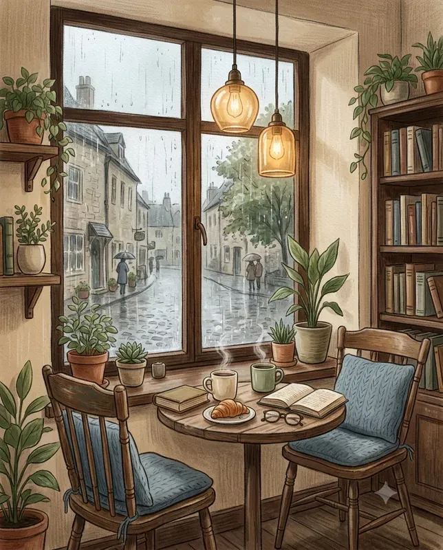 Cozy Cafe Illustration Creators