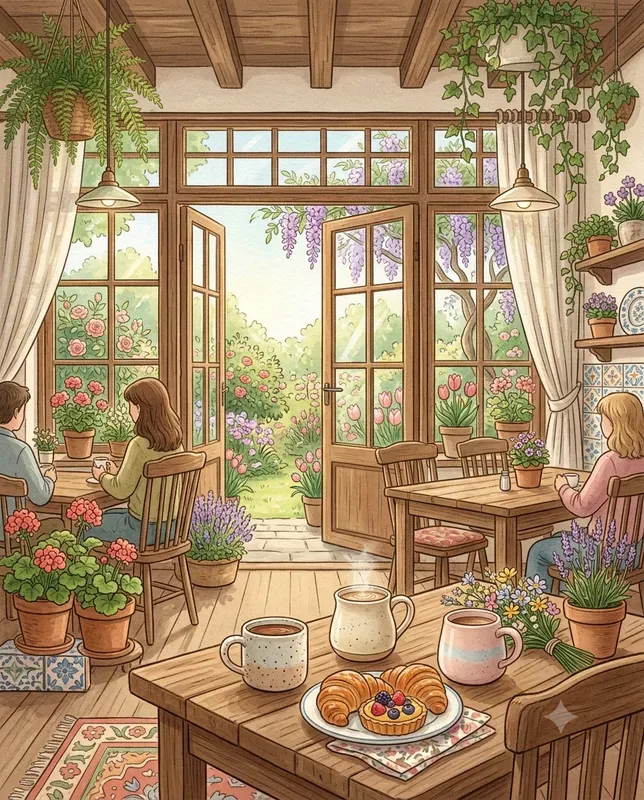 Cozy Cafe Illustration Creators