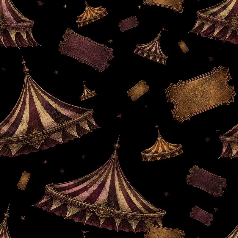 Dark Carnival Halloween Patterns