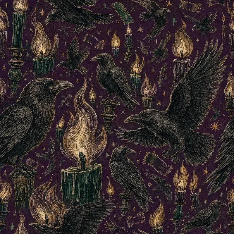 Dark Carnival Halloween Patterns