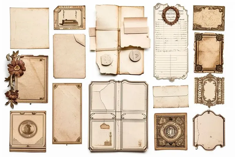 Junk Journal Labels Papers