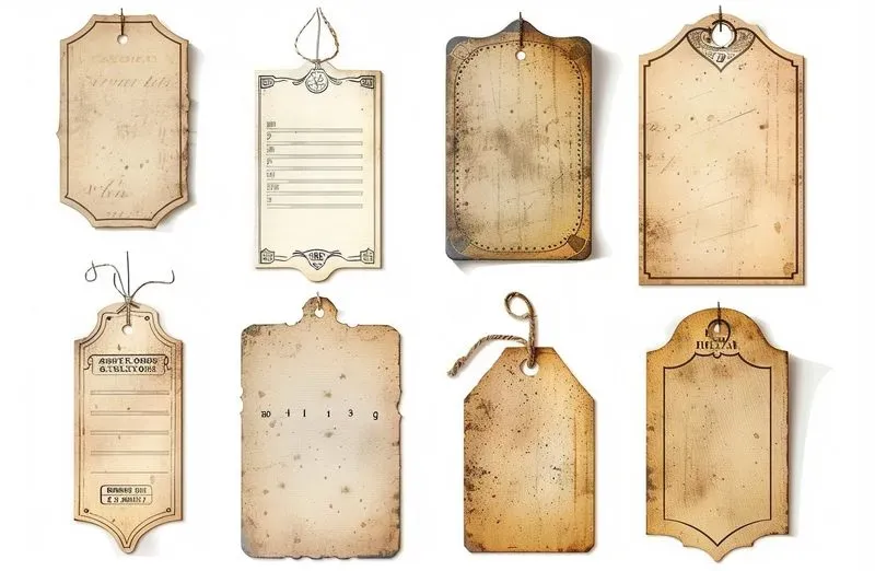 Junk Journal Labels Papers
