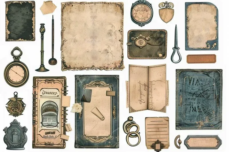 Junk Journal Labels Papers