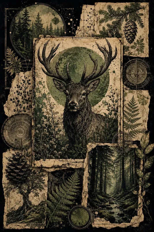 Dark Vintage Collages
