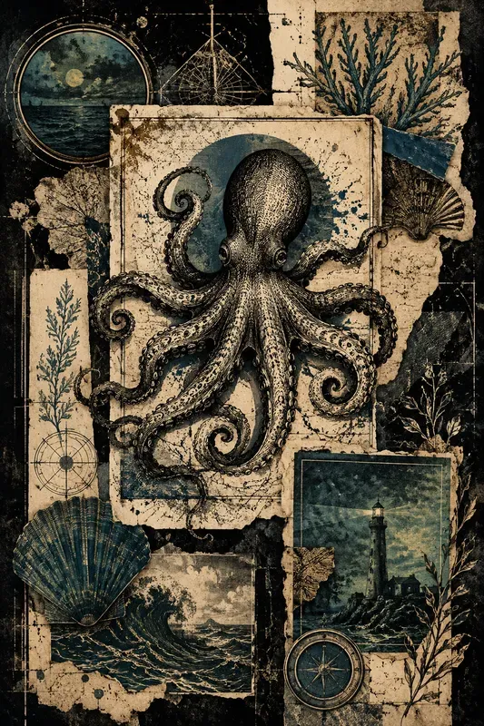 Dark Vintage Collages