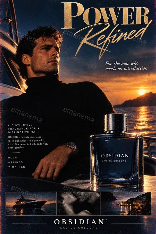 Retro 80s Cinematic Ad Poster Designs