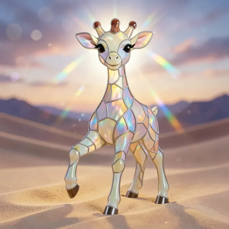 Rainbow Glass Animals