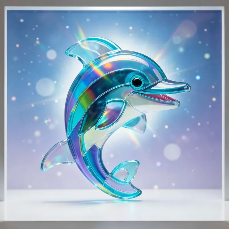 Rainbow Glass Animals