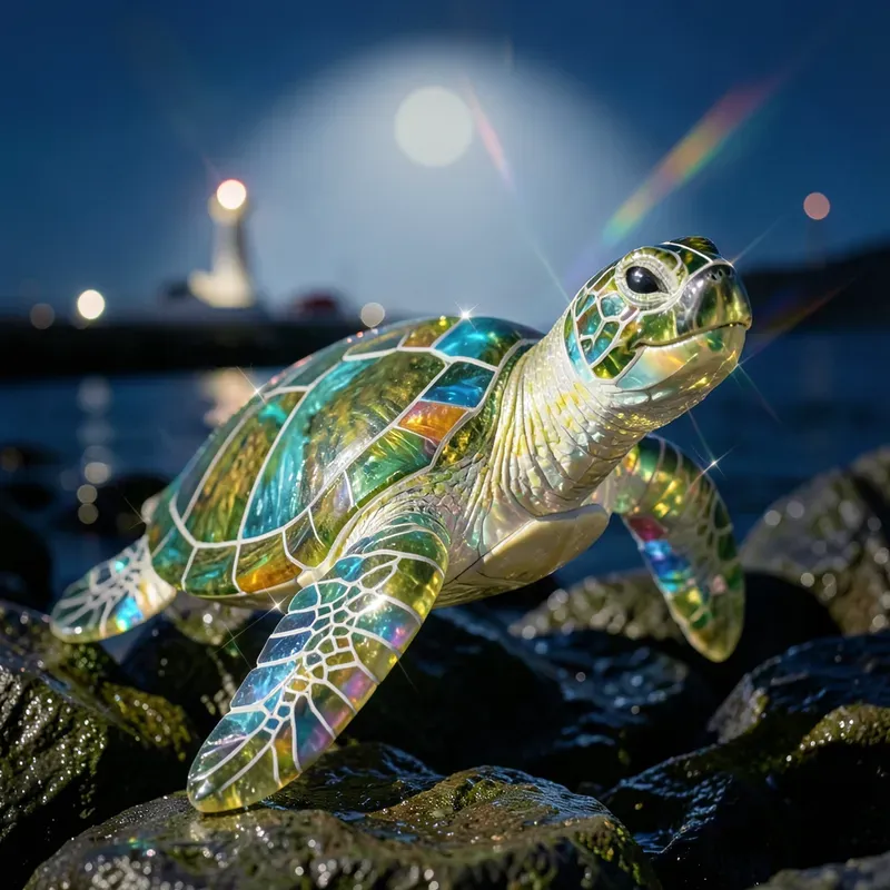 Rainbow Glass Animals