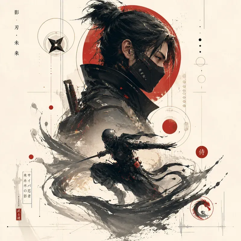 Minimalist Vertical Anime