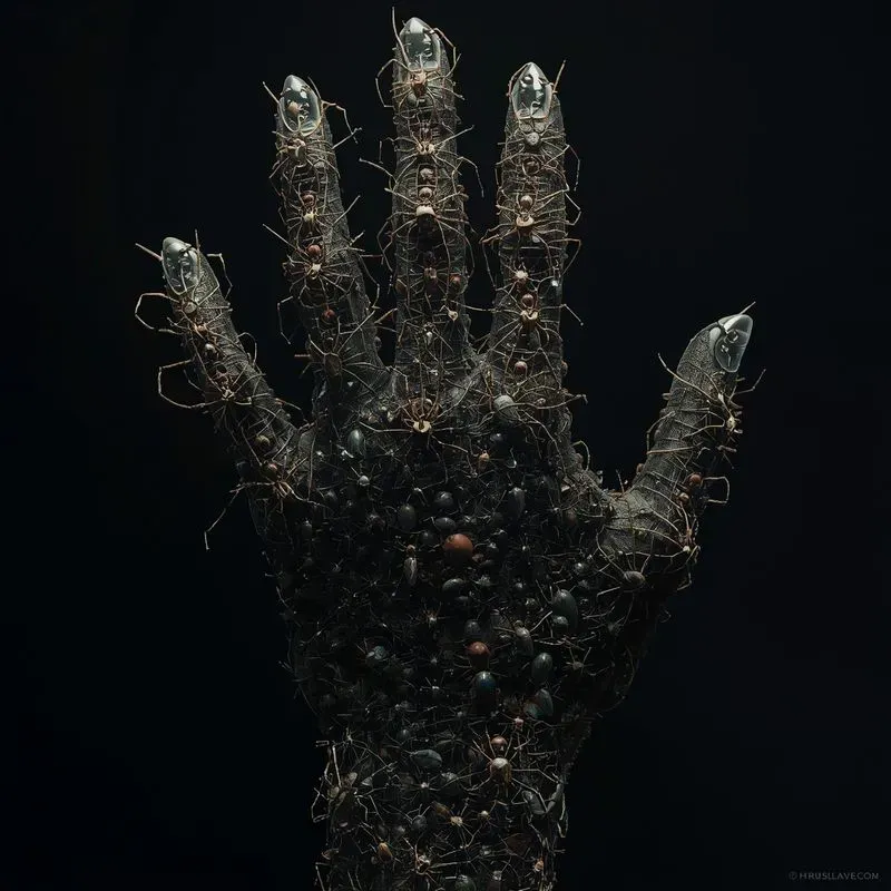 Objects Formed Entirely From Insects