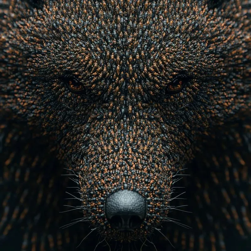 Objects Formed Entirely From Insects