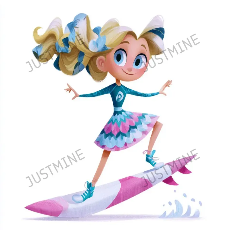 Summer Girl Clipart