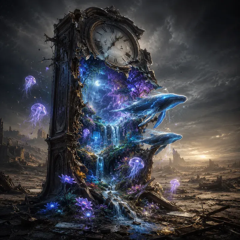 Hidden Worlds Within Broken Vessels